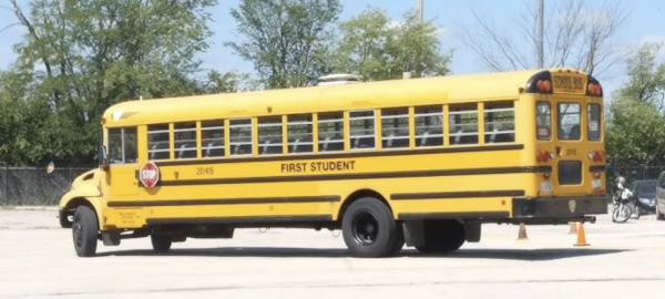 First student bus.